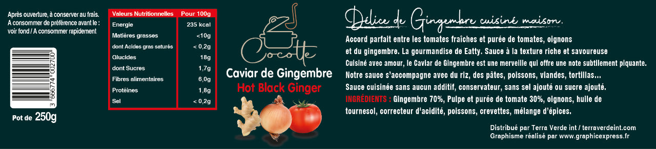 Caviar de Gingembre 250g