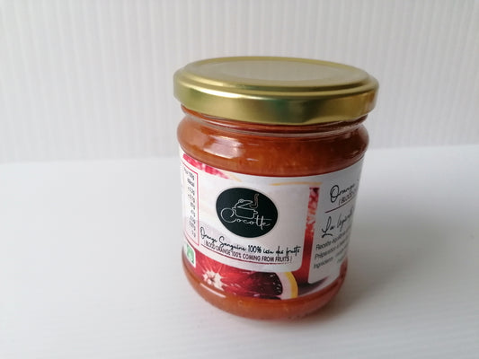 Préparation de fruits Orange sanguine 100% issu des fruits